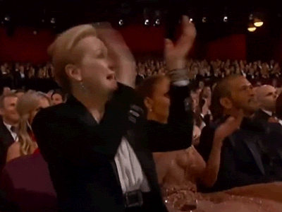 Meryl Streep Jennifer Lopez Oscars GIF