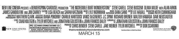 The Incredible Burt Wonderstone Title Treatment