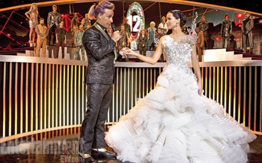 Catching Fire Stanley Tucci Jennifer Lawrence