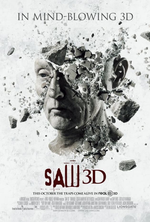 Saw 3D Mind Blowing Poster