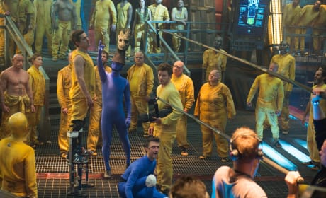 Guardians of the Galaxy Jail Scene Set Photo