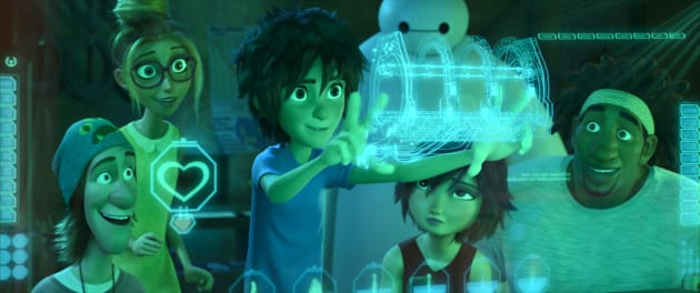 The Cast of Characters from Big Hero 6