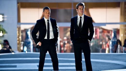 Chris Pine and Tom Hardy in This Means War