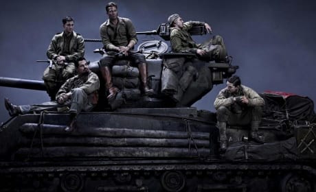 Fury Brad Pitt Shai LaBeouf