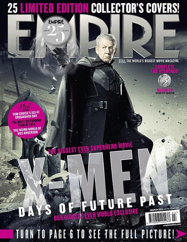X-Men Days of Future Past Ian McKellen Empire Cover
