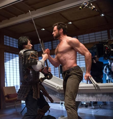 The Wolverine Hiro Sanada and Hugh Jackman
