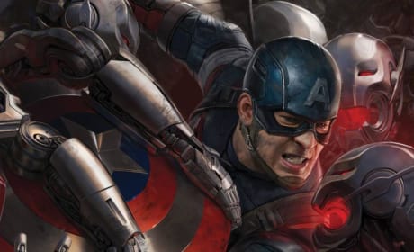 Avengers: Age of Ultron Captain America Concept Art Poster