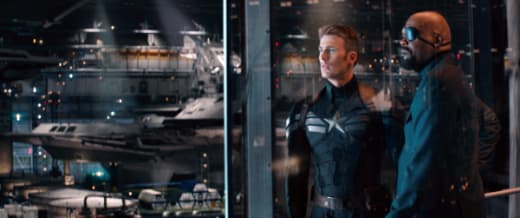Captain America The Winter Soldier Samuel L. Jackson Chris Evans