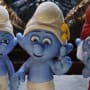 Papa Smurf and The Smurfs in The Smurfs 2