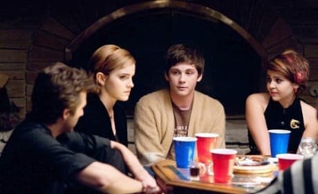 Emma Watson, Logan Lerman and Mae Whitman in Perks of Being a Wallflower