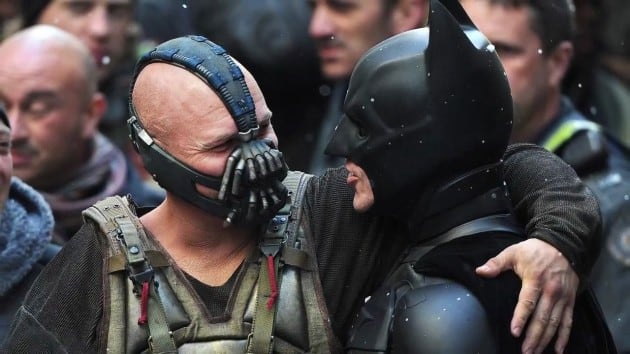 The Dark Knight Rises Bane Batman Set Photo