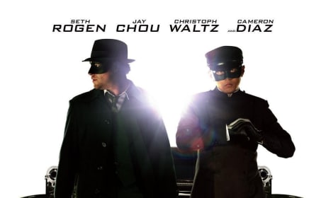 The Green Hornet White Poster