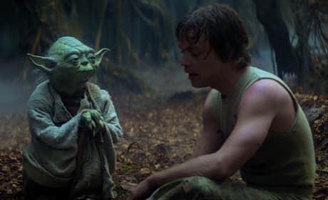Empire Strikes Back Yoda Luke Skywalker
