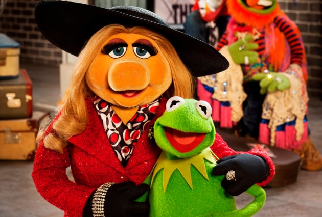 Muppets Most Wanted Kermit Miss Piggy
