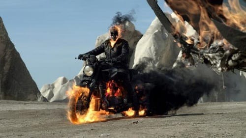 Nicolas Cage in Ghost Rider: Spirit of Vengeance