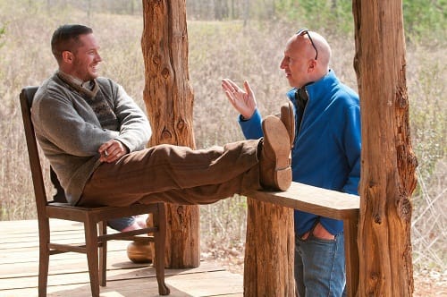 Tom Hardy and John Hillcoat in Lawless