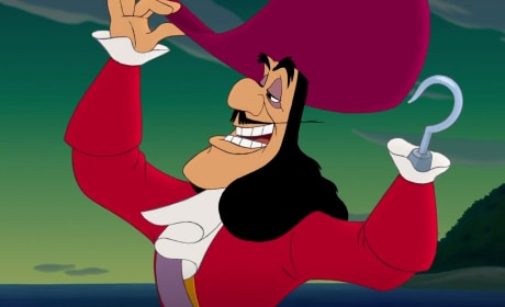 Captain Hook in Peter Pan