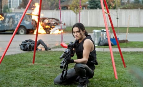Michelle Rodriguez Resident Evil: Retribution
