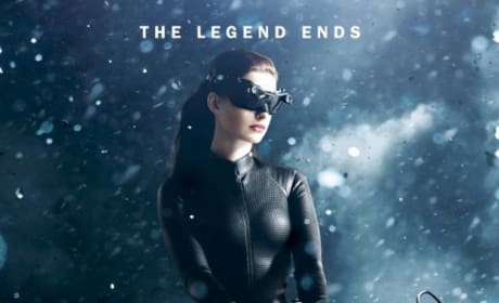 The Dark Knight Rises Snow Character Poster: Catwoman