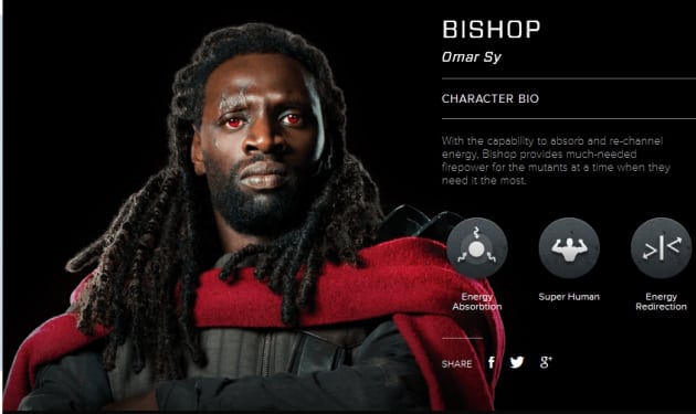 X Men Days Of Future Past Bishop Bio Banner Movie Fanatic