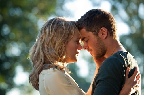 Zac Efron and Taylor Schilling in The Lucky One