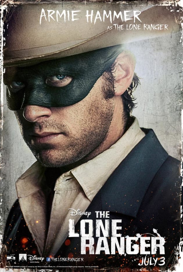 The Lone Ranger Armie Hammer Poster