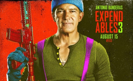 The Expendables 3 Antonio Banderas Comic Con Poster