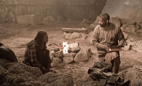 Eli and Solara Talk by the Fire