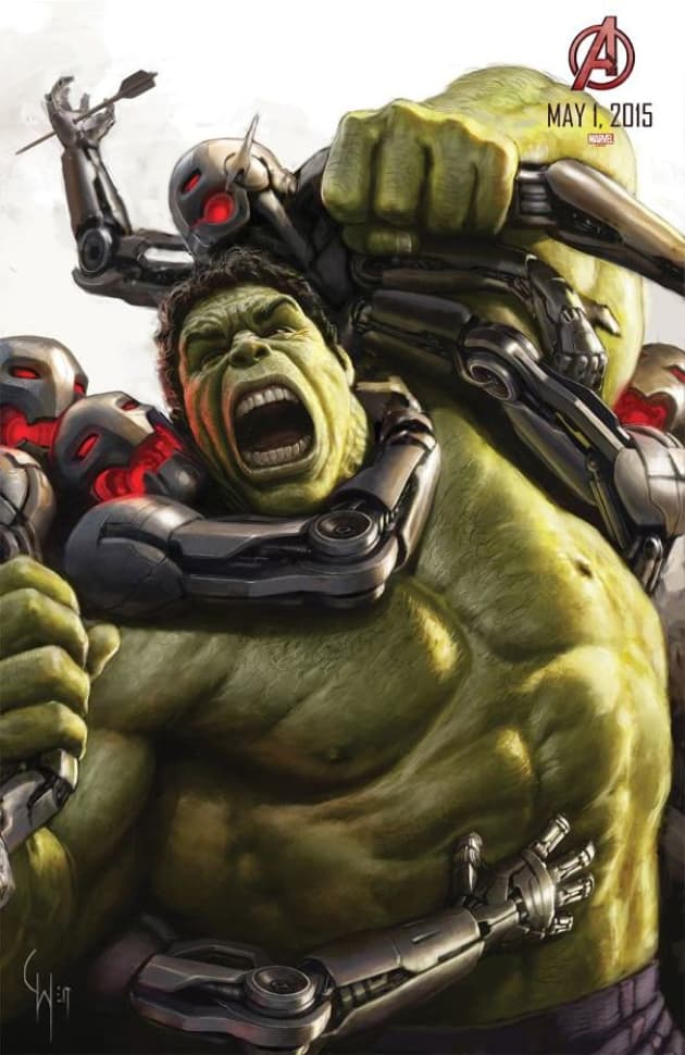 Avengers Age of Ultron The Hulk Concept Art Poster