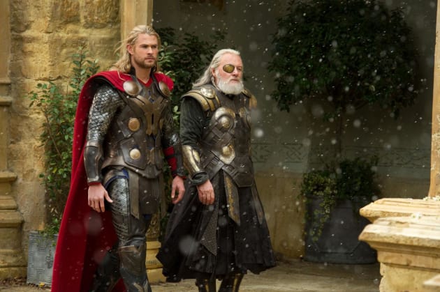 Thor The Dark World Chris Hemsworth Anthony Hopkins
