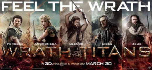 The Cast of Wrath of the Titans Poster