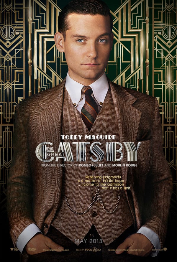 Tobey Maguire Great Gatsby Poster