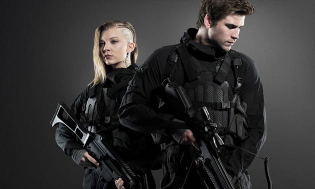Mockingjay Part 1 Natalie Dormer Liam Hemsworth