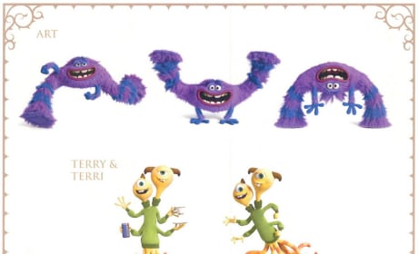 Monsters University Art, Terry and Terri