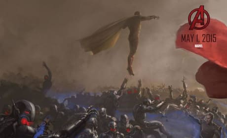 Avengers Age of Ultron Concept Art Poster: Quicksilver & Hawkeye Ready For Battle