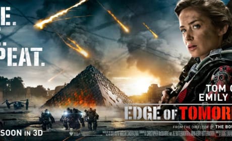 Edge of Tomorrow Emily Blunt Banner