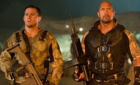 Dwayne Johnson Channing Tatum GI Joe Retaliation
