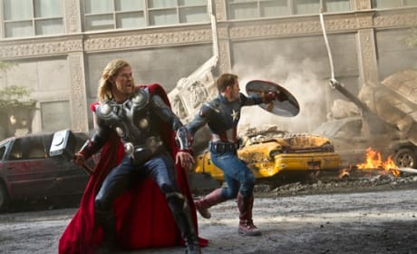Chris Evans and Chris Hemsworth Star in The Avengers