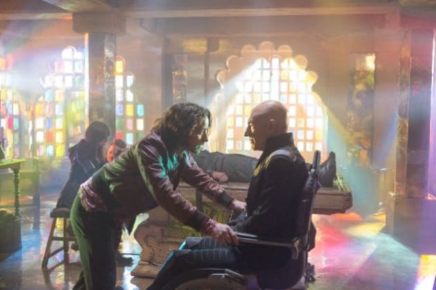 X-Men: Days of Future Past Stars James McAvoy Patrick Stewart