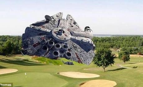 Harrison Ford Millennium Falcon Crash