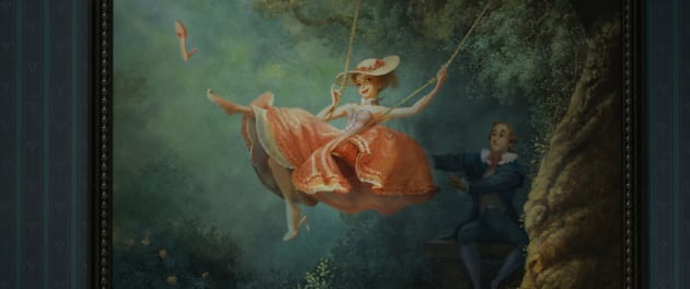 Frozen Swing Painting Photo
