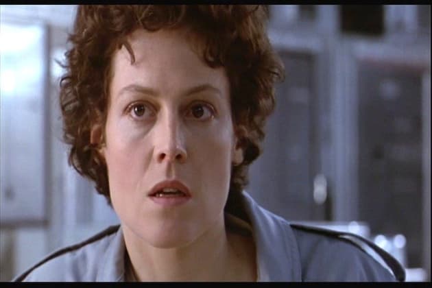 Sigourney Weaver as Ripley in Alien