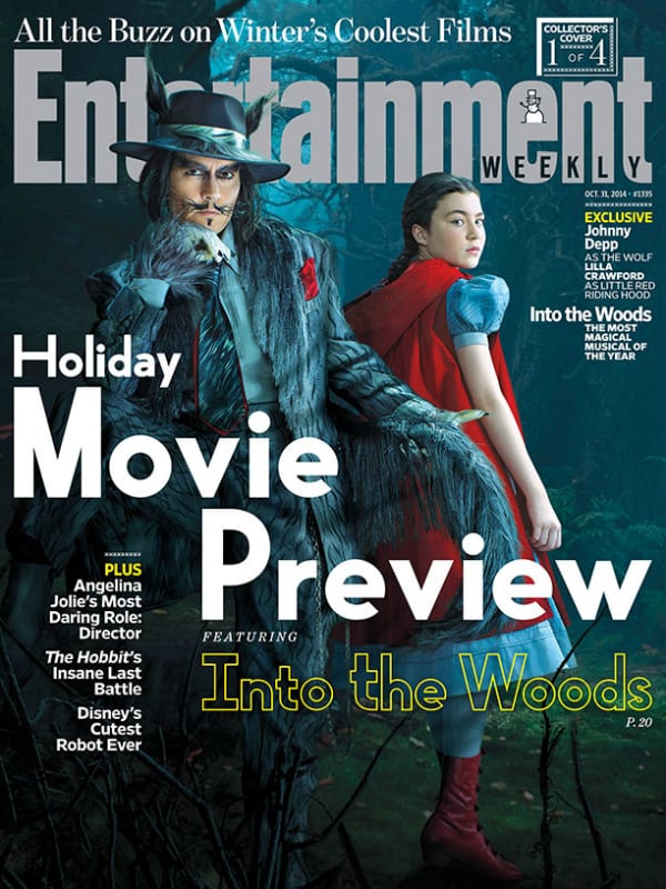 Johnny Depp Into the Woods EW Cover