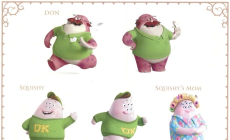 Monsters University Don, Squishy and Squishy's Mom