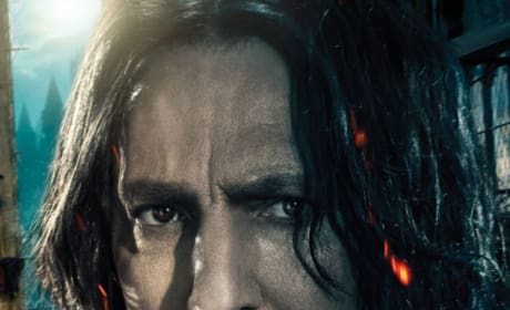 Snape in Harry Potter and the Deathly Hallows Part 2 Poster