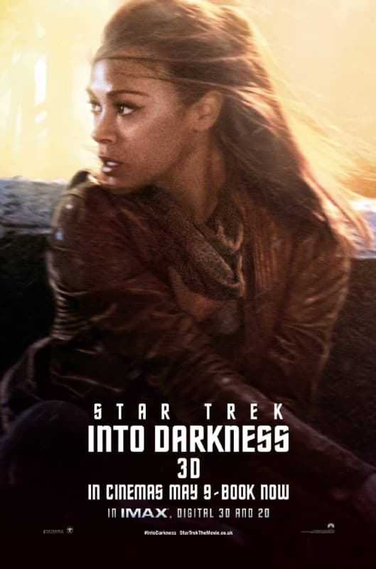 Star Trek Into Darkness Zoe Saldana Poster