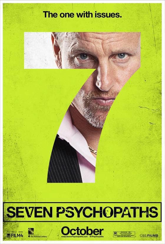 Woody Harrelson Seven Psychopaths Character Poster