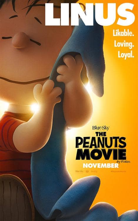 The Peanuts Movie Linus Poster