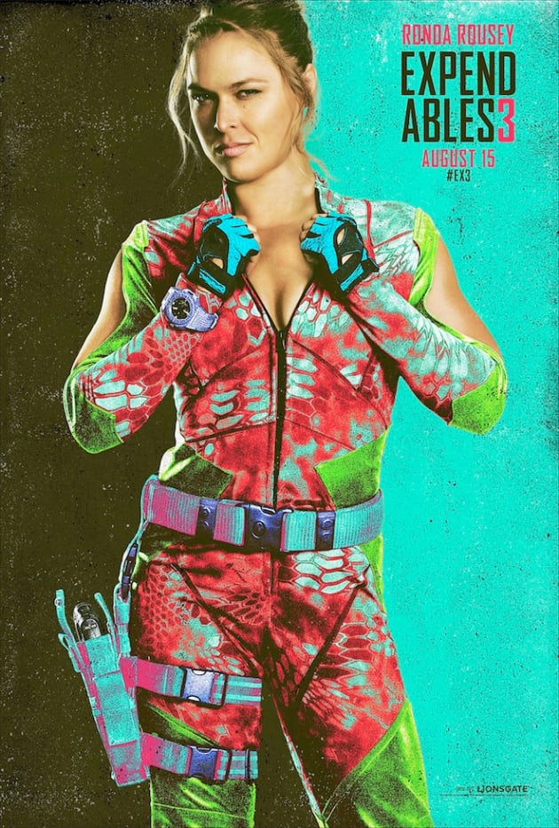 The Expendables 3 Ronda Rousey Comic Con Poster