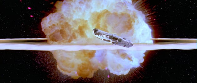 Return of the Jedi Death Star Destroyed